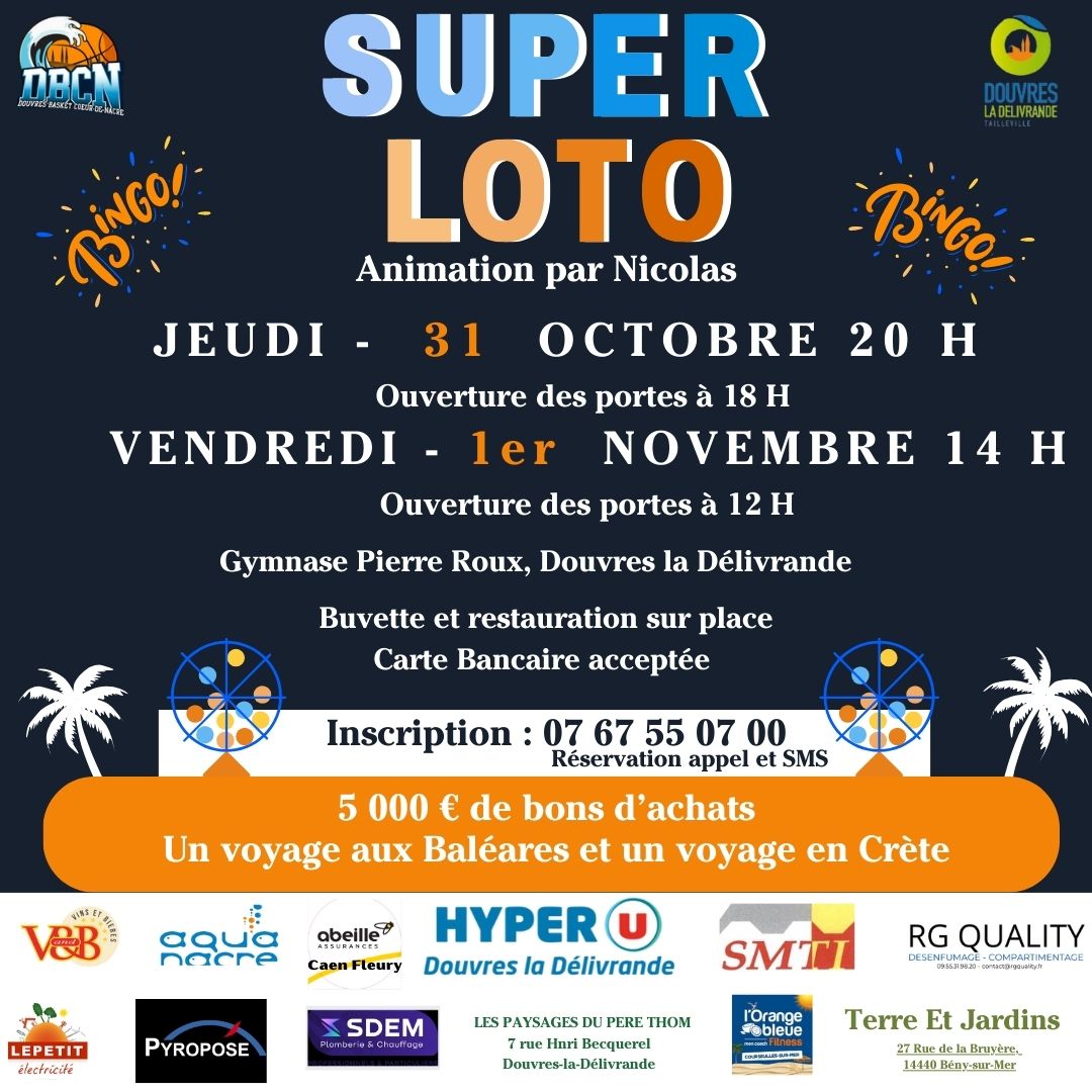 Photo de présentation de l'article : SUPER LOTOS D'HALLOWEEN