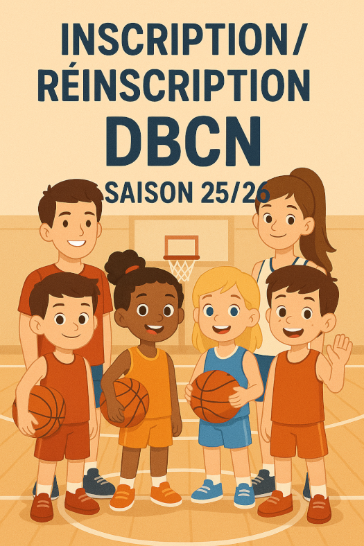 Photo de présentation de l'article : Comment s'inscrire/se réinscrire au DBCN pour la saison 25-26 ?